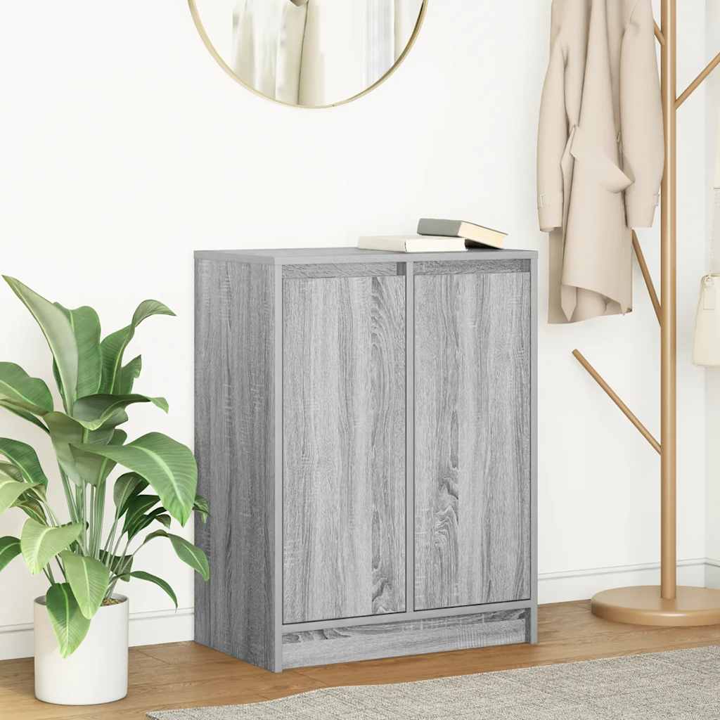 Buffet sonoma gris 57x34x76 cm bois d'ingénierie - XIOS