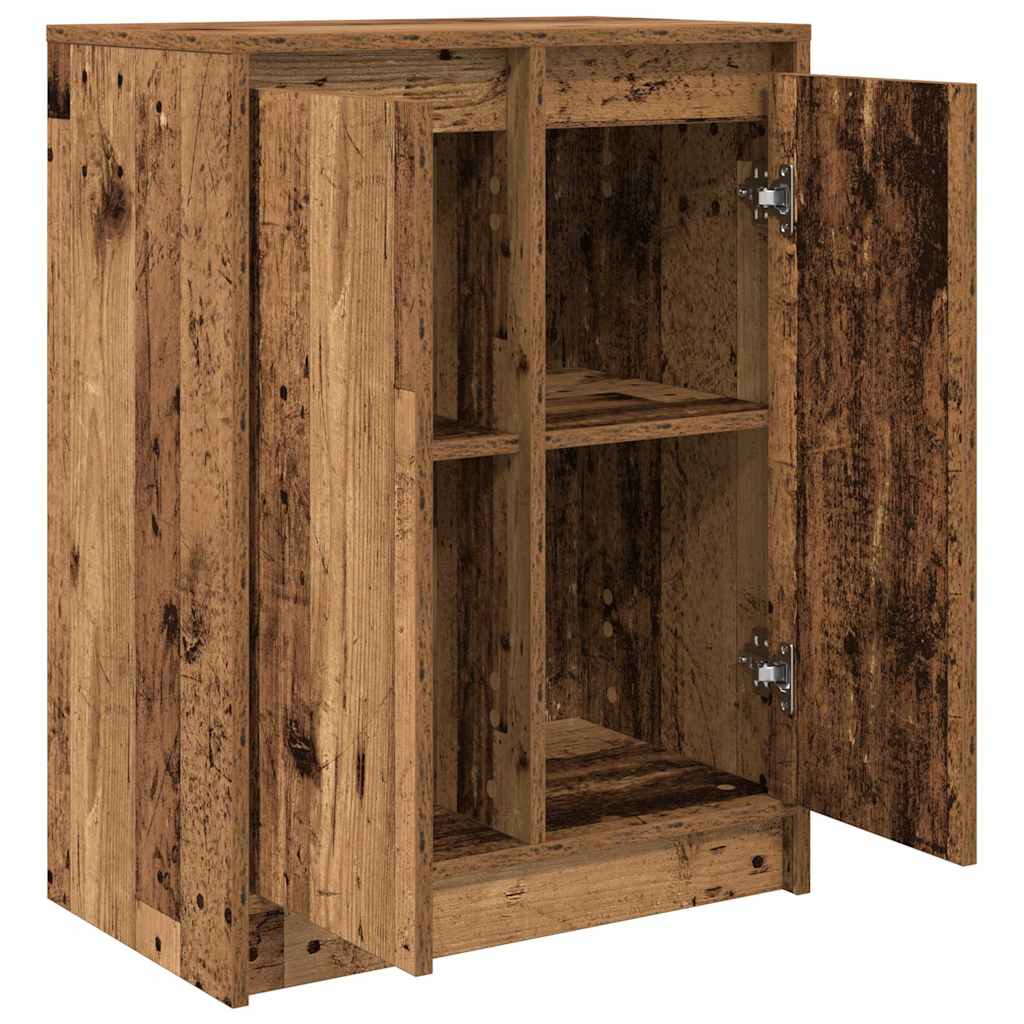 Buffet vieux bois 57x34x76 cm bois d'ingénierie - XIOS