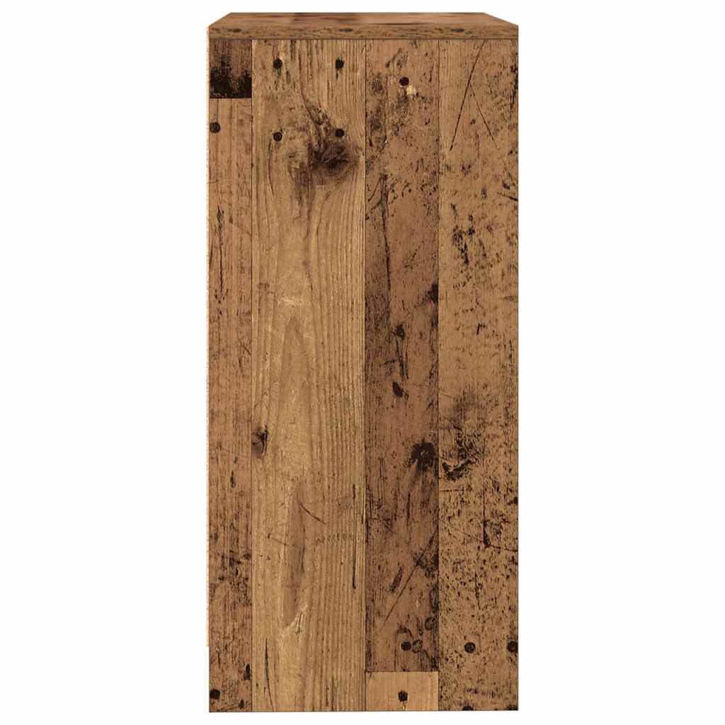Buffet vieux bois 57x34x76 cm bois d'ingénierie - XIOS