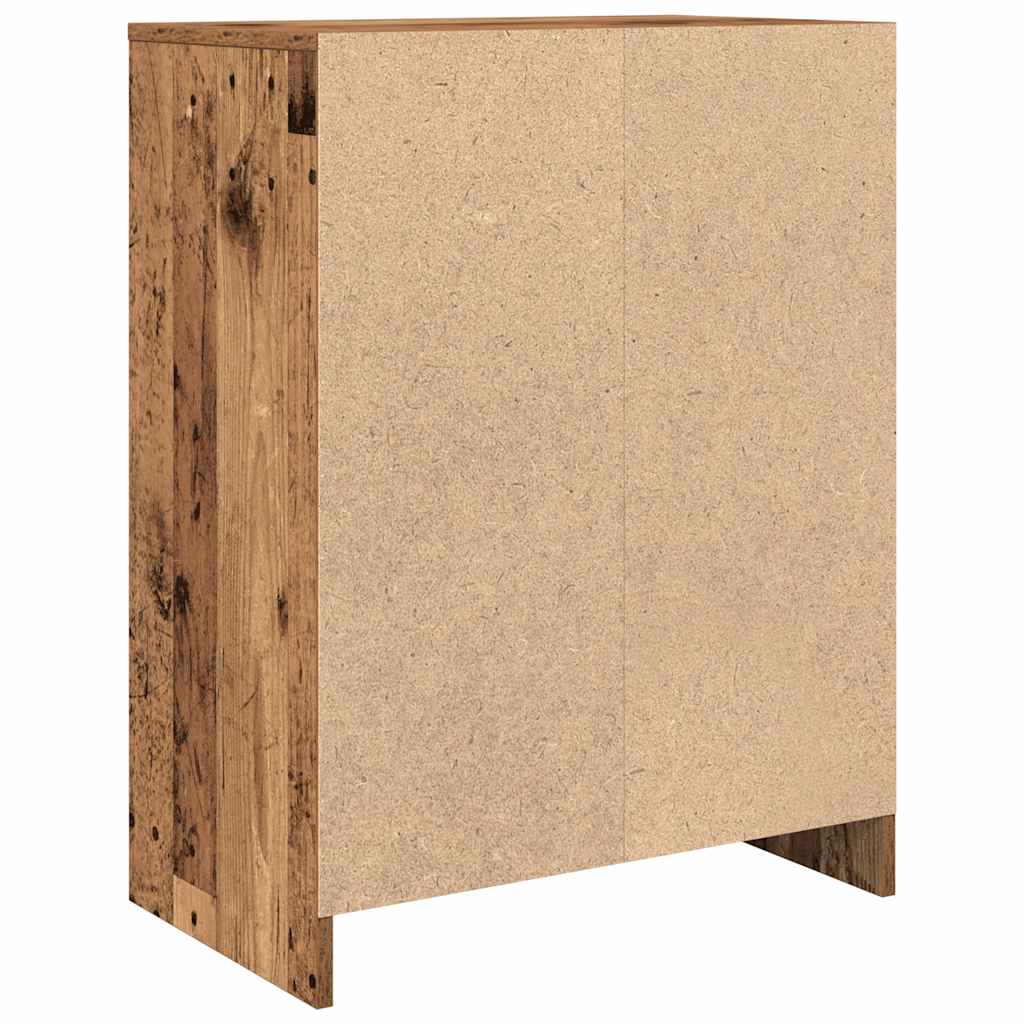 Buffet vieux bois 57x34x76 cm bois d'ingénierie - XIOS
