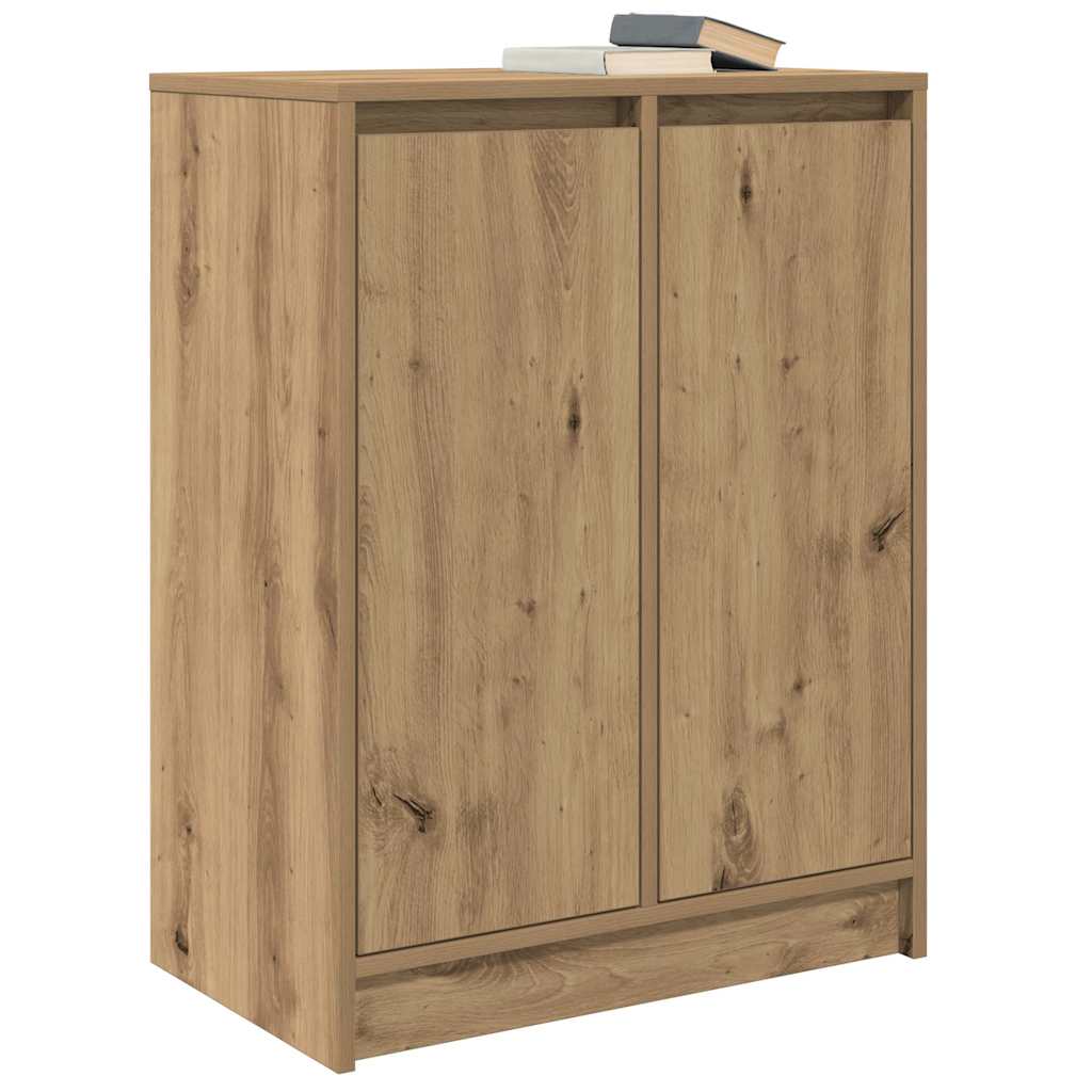 Buffet chêne artisanal 57x34x76 cm bois d'ingénierie - XIOS