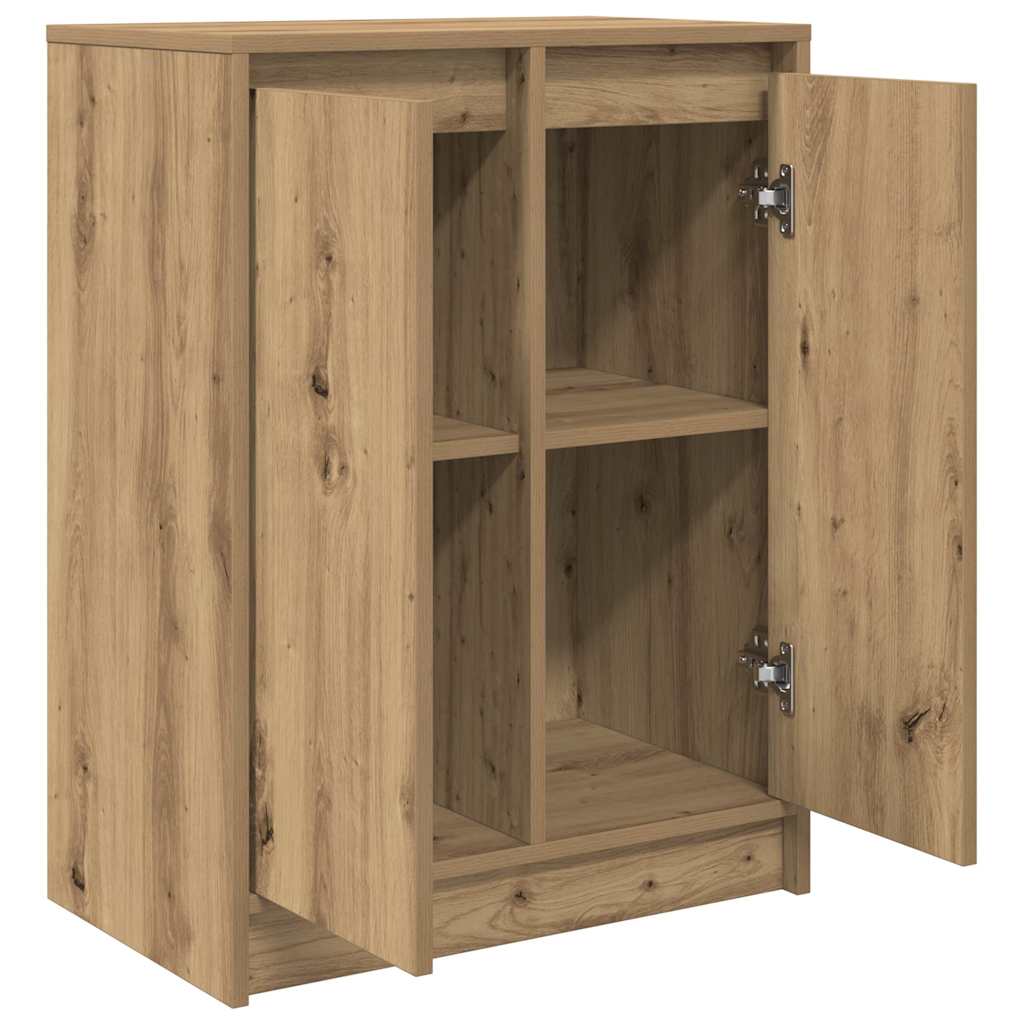 Buffet chêne artisanal 57x34x76 cm bois d'ingénierie - XIOS