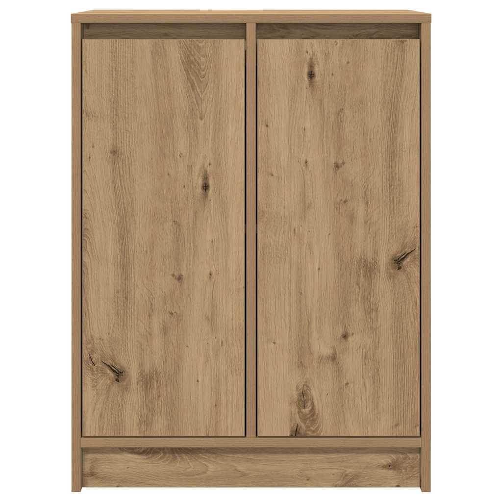 Buffet chêne artisanal 57x34x76 cm bois d'ingénierie - XIOS