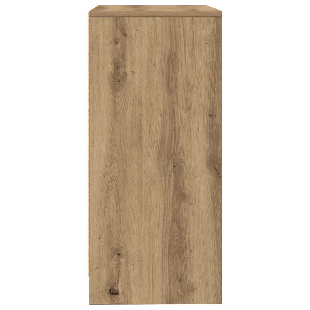 Buffet chêne artisanal 57x34x76 cm bois d'ingénierie - XIOS