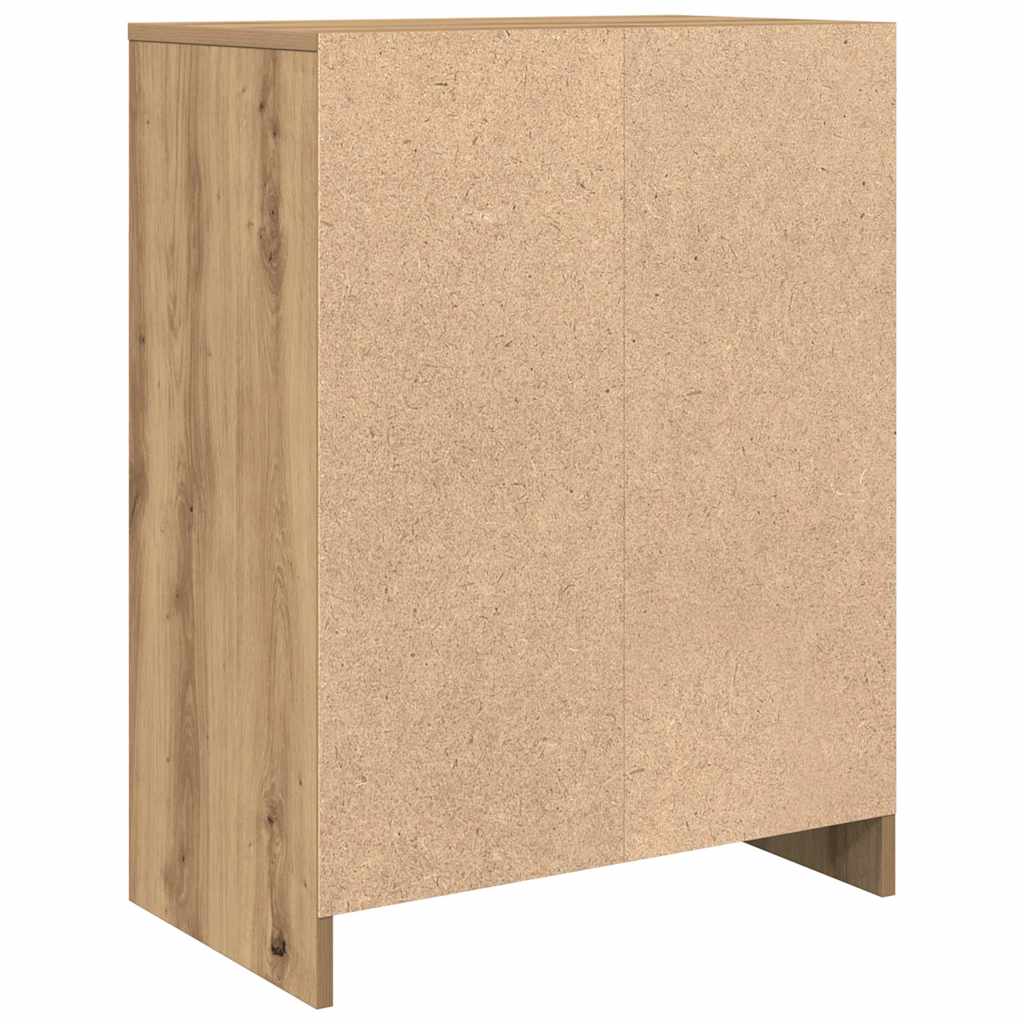 Buffet chêne artisanal 57x34x76 cm bois d'ingénierie - XIOS