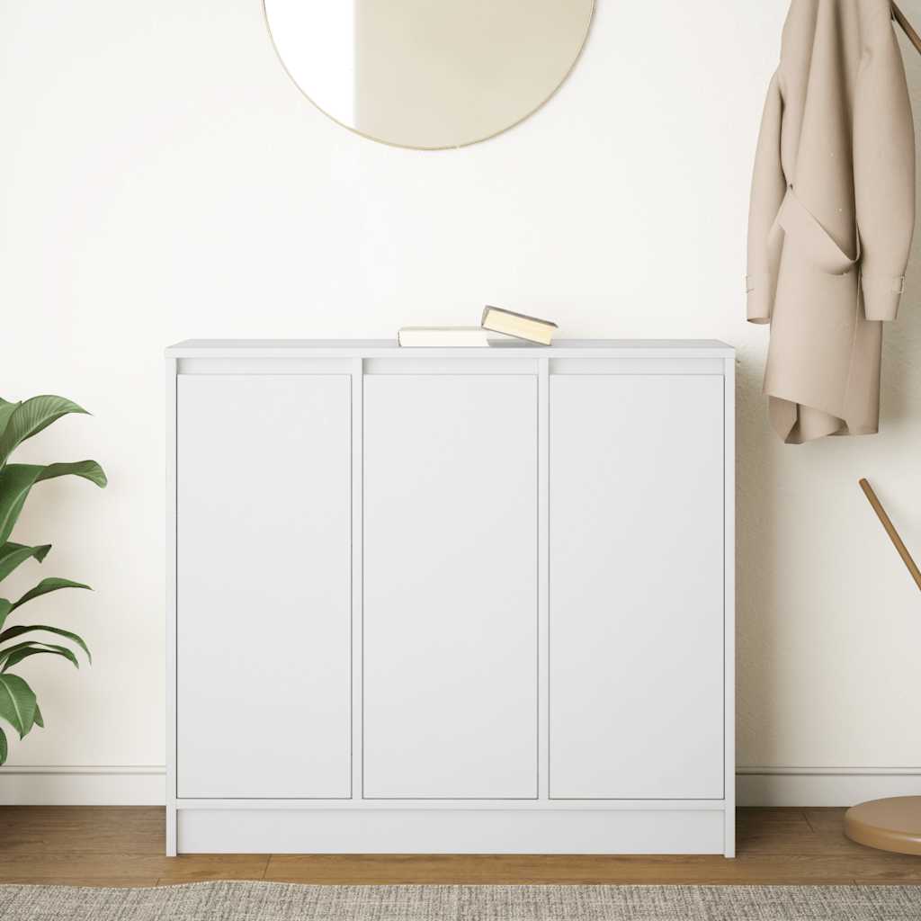 Buffet blanc 85x34x76 cm bois d’ingénierie - XIOS