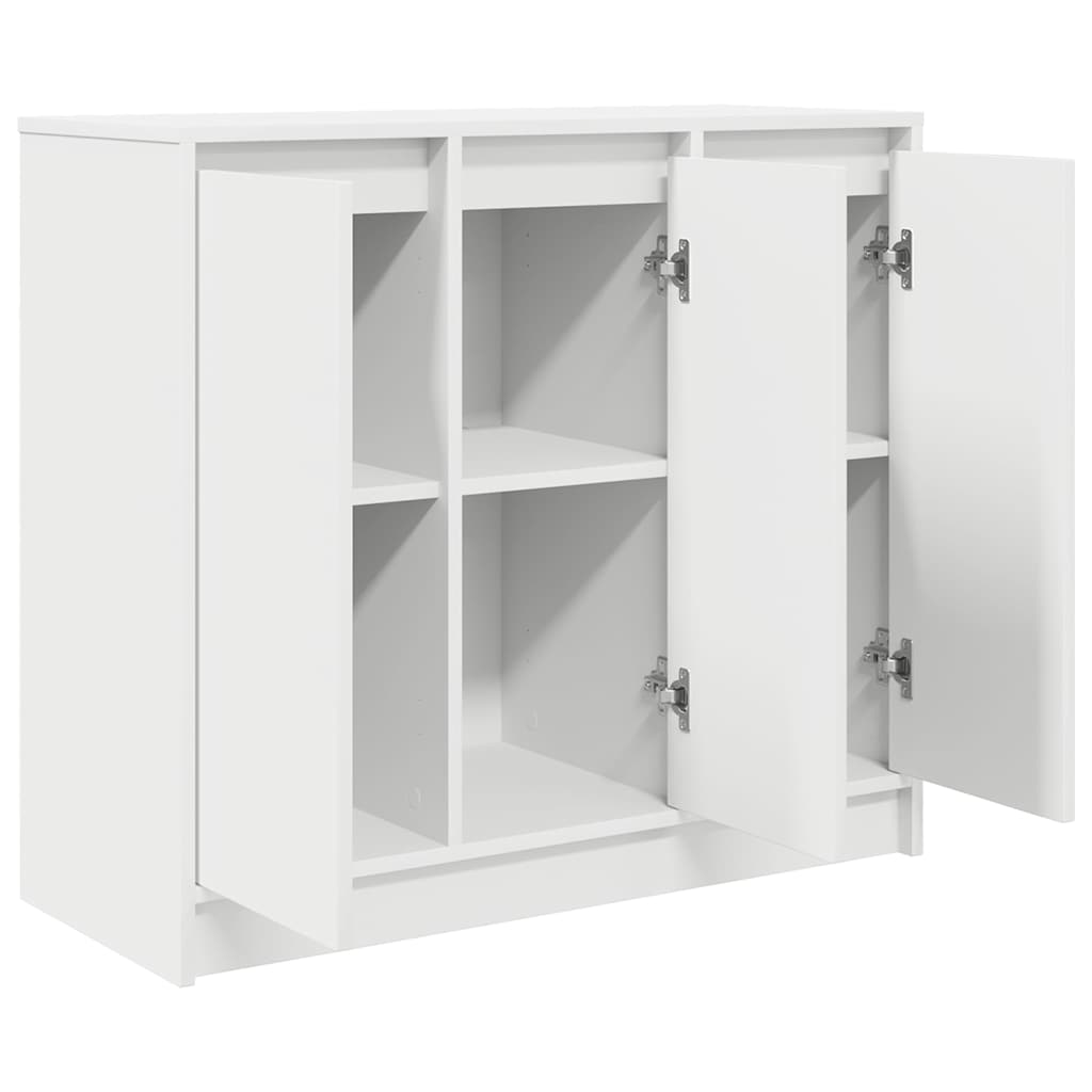 Buffet blanc 85x34x76 cm bois d’ingénierie - XIOS