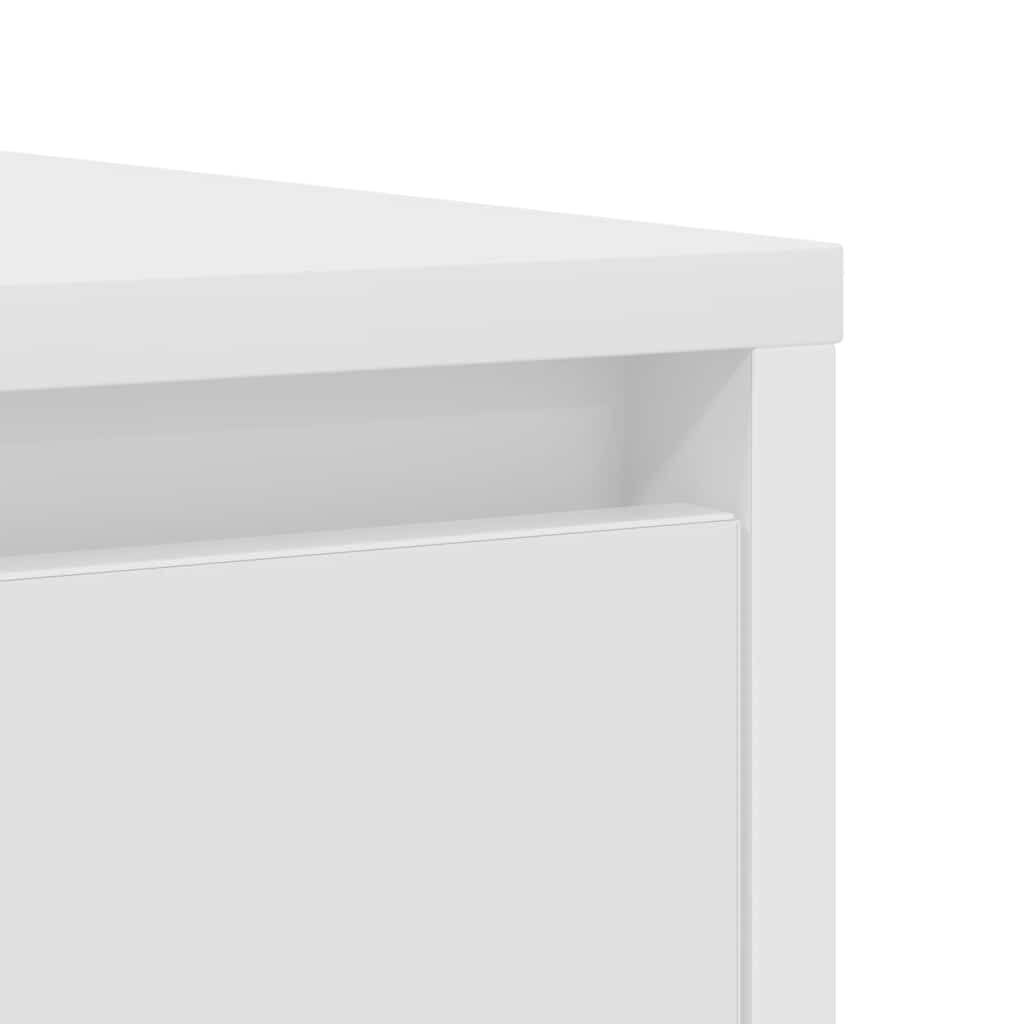 Buffet blanc 85x34x76 cm bois d’ingénierie - XIOS