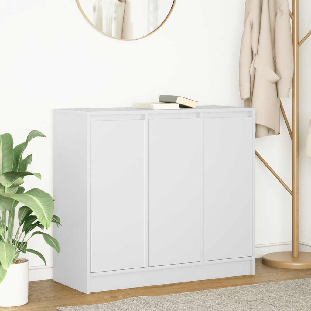 Buffet blanc 85x34x76 cm bois d’ingénierie - XIOS