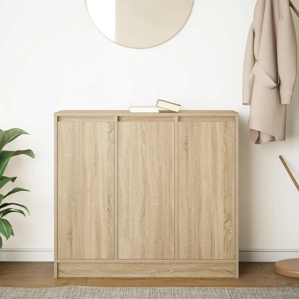 Buffet chêne sonoma 85x34x76 cm bois d'ingénierie - XIOS