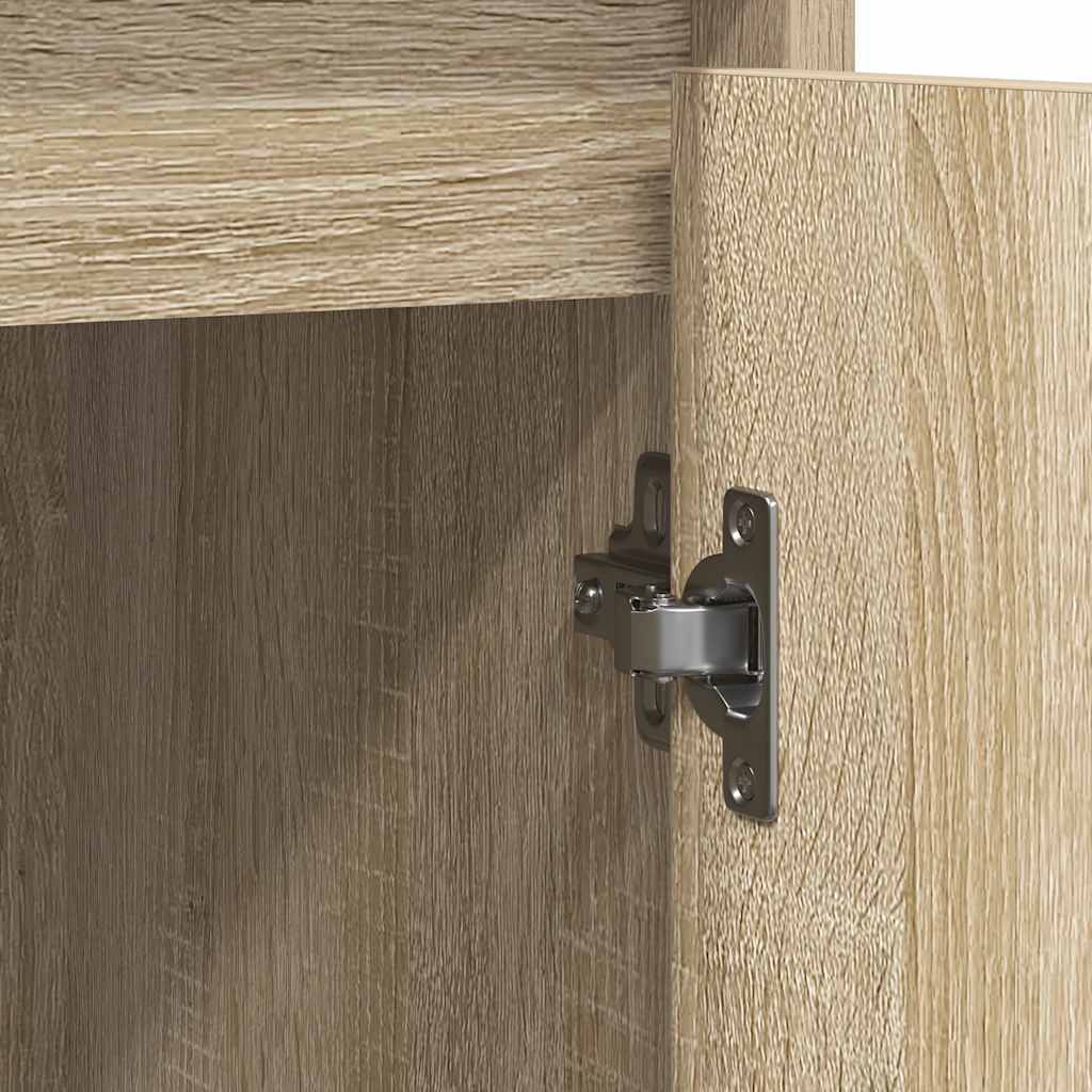 Buffet chêne sonoma 85x34x76 cm bois d'ingénierie - XIOS