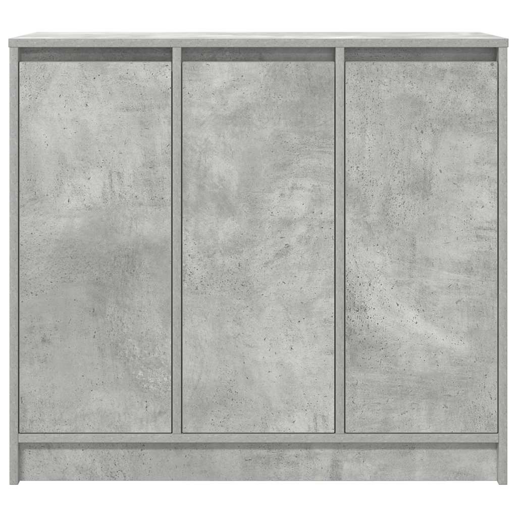 Buffet gris béton 85x34x76 cm bois d'ingénierie - XIOS