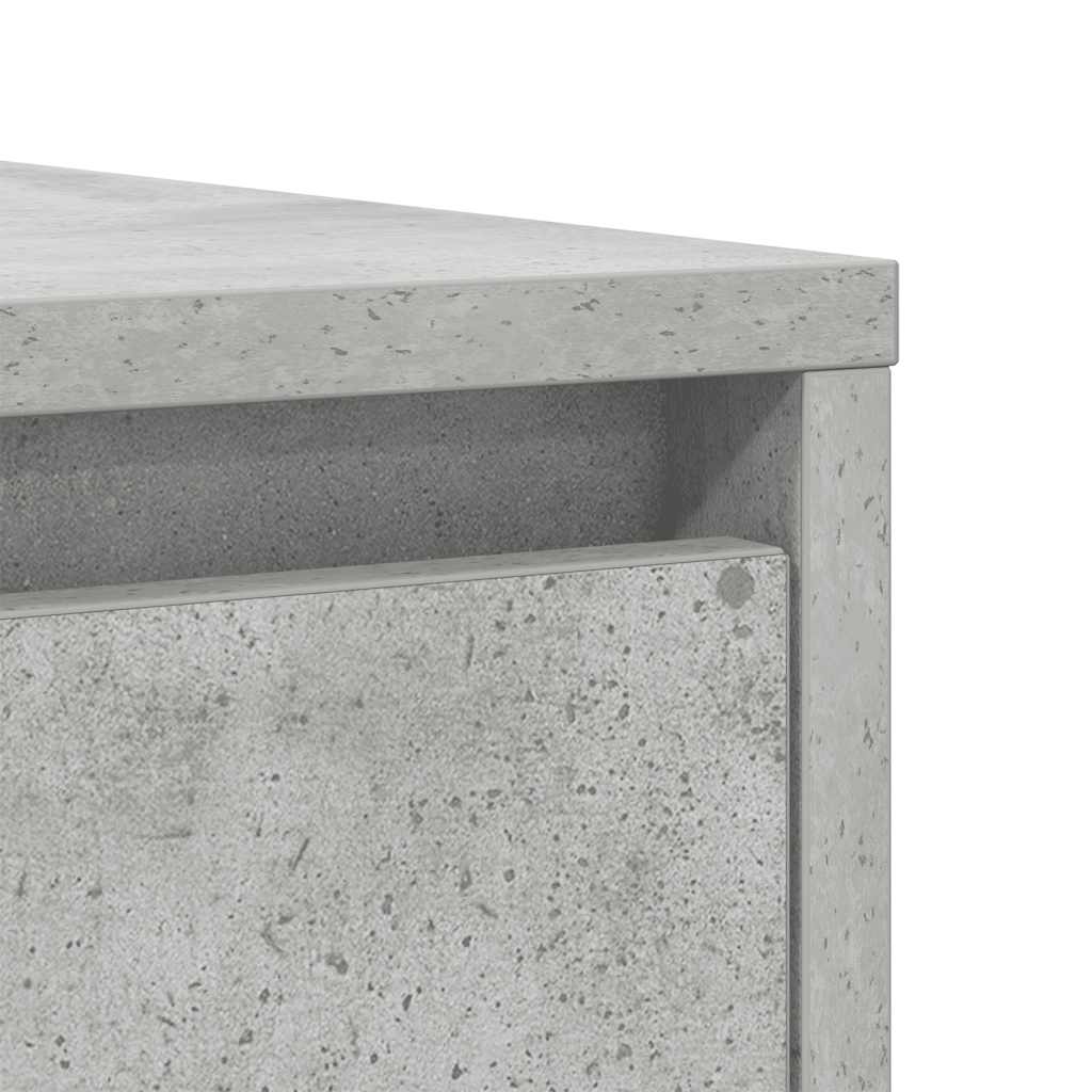 Buffet gris béton 85x34x76 cm bois d'ingénierie - XIOS