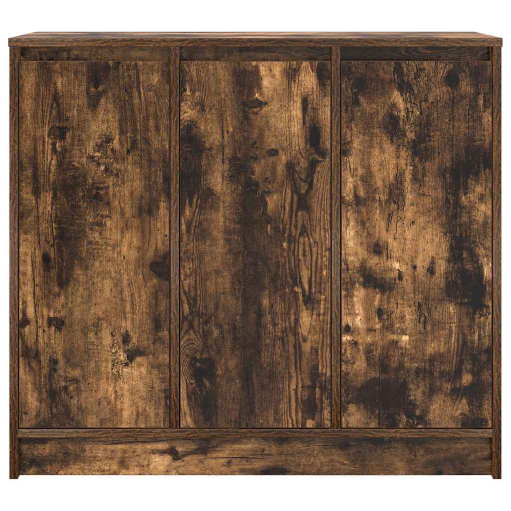 Buffet chêne fumé 85x34x76 cm bois d'ingénierie - XIOS