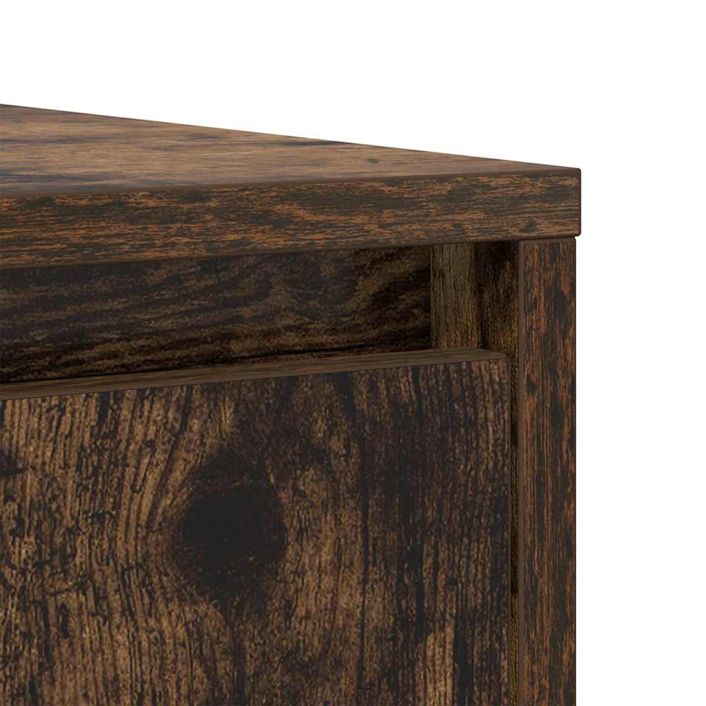 Buffet chêne fumé 85x34x76 cm bois d'ingénierie - XIOS