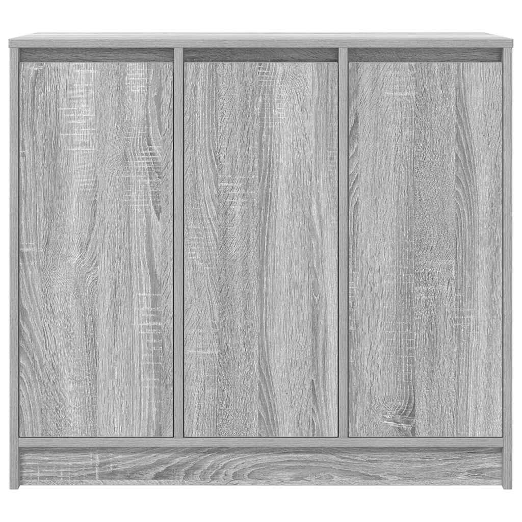Buffet sonoma gris 85x34x76 cm bois d'ingénierie - XIOS