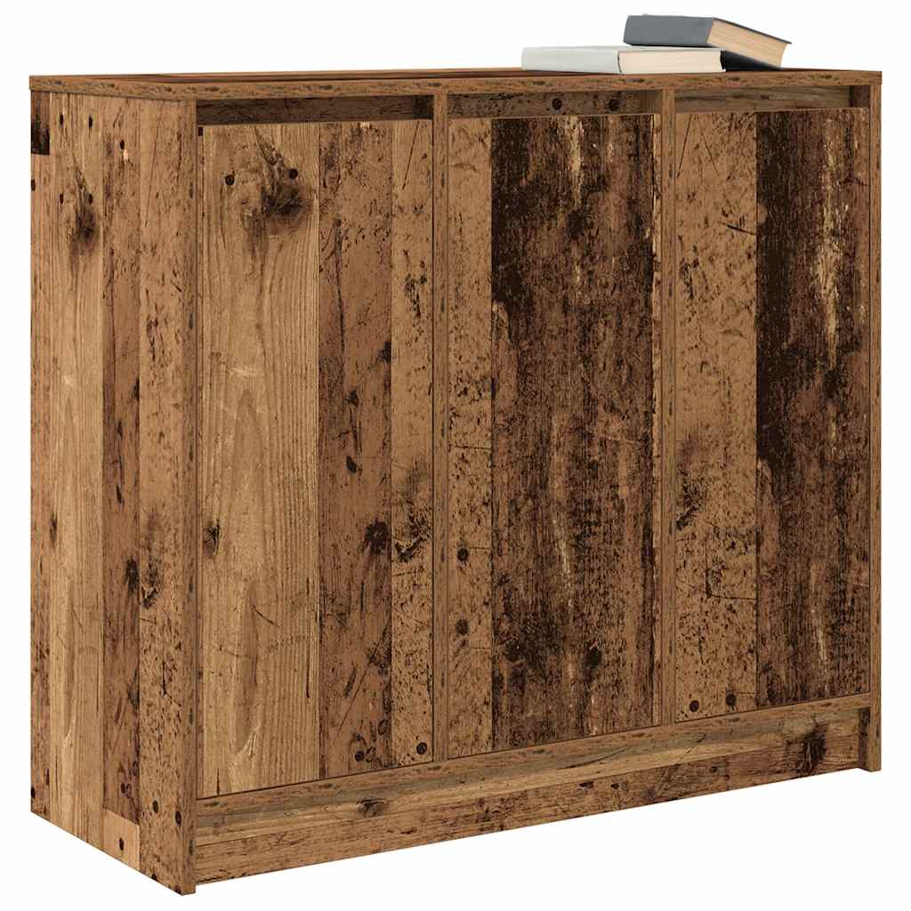 Buffet vieux bois 85x34x76 cm bois d'ingénierie - XIOS