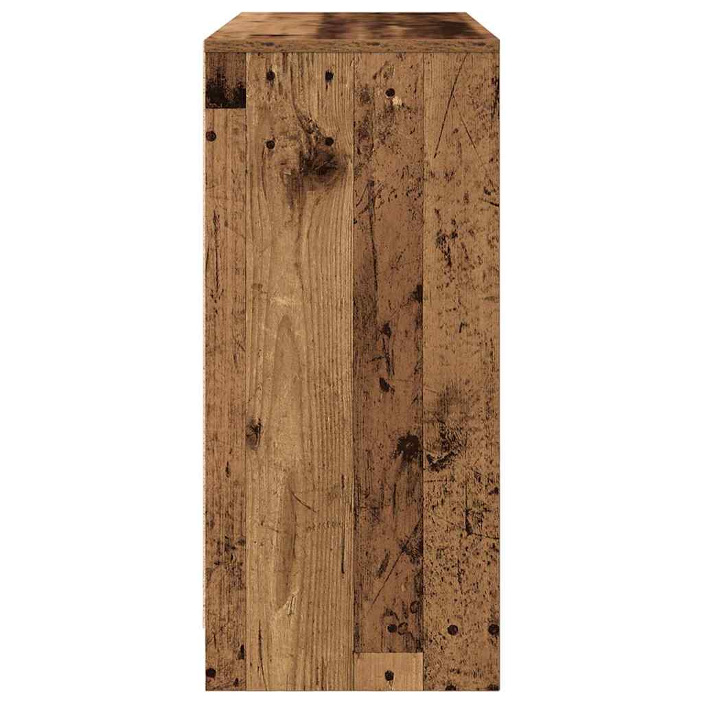 Buffet vieux bois 85x34x76 cm bois d'ingénierie - XIOS