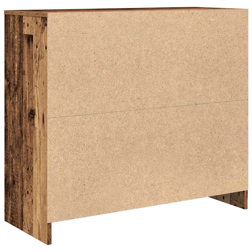 Buffet vieux bois 85x34x76 cm bois d'ingénierie - XIOS
