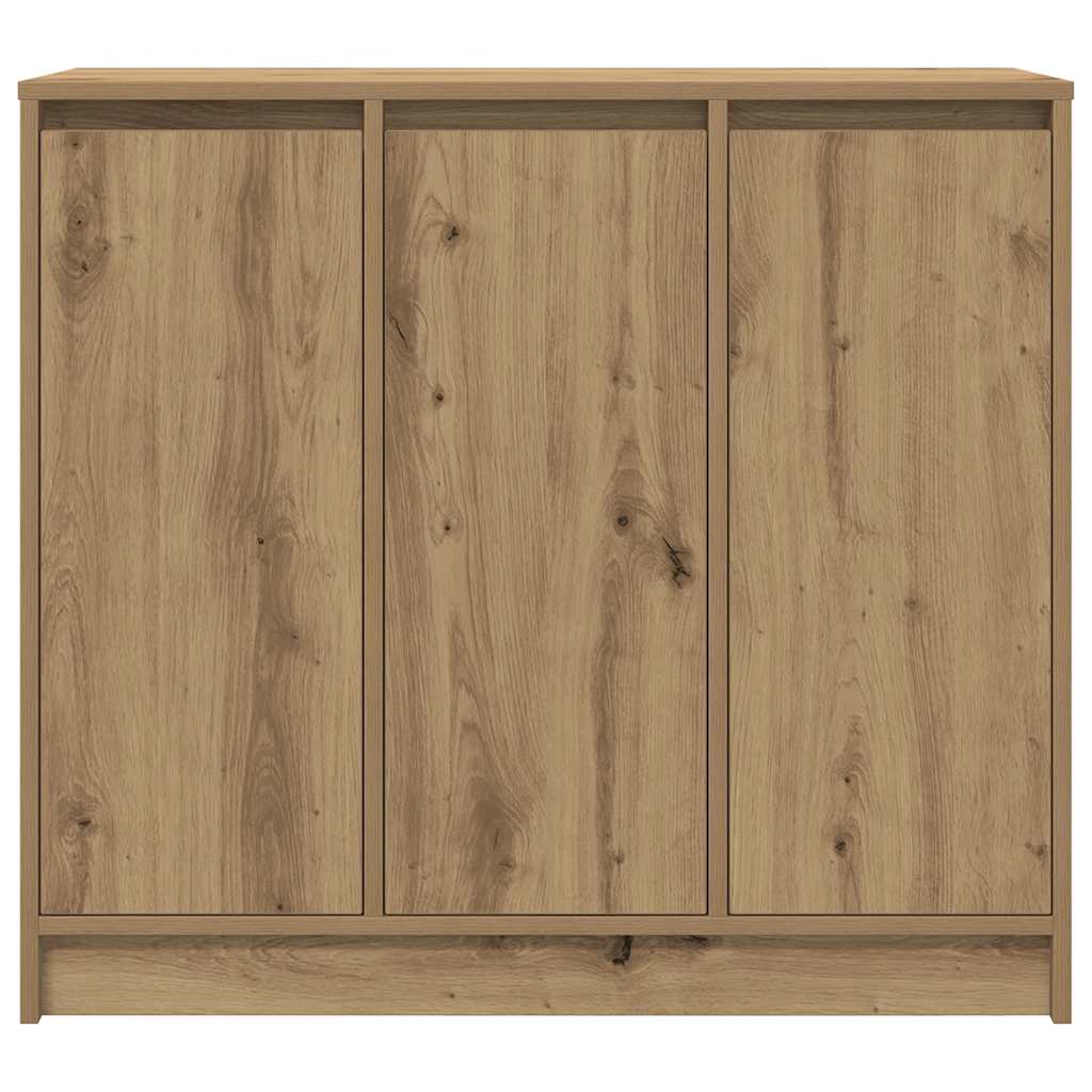 Buffet chêne artisanal 85x34x76 cm bois d'ingénierie - XIOS
