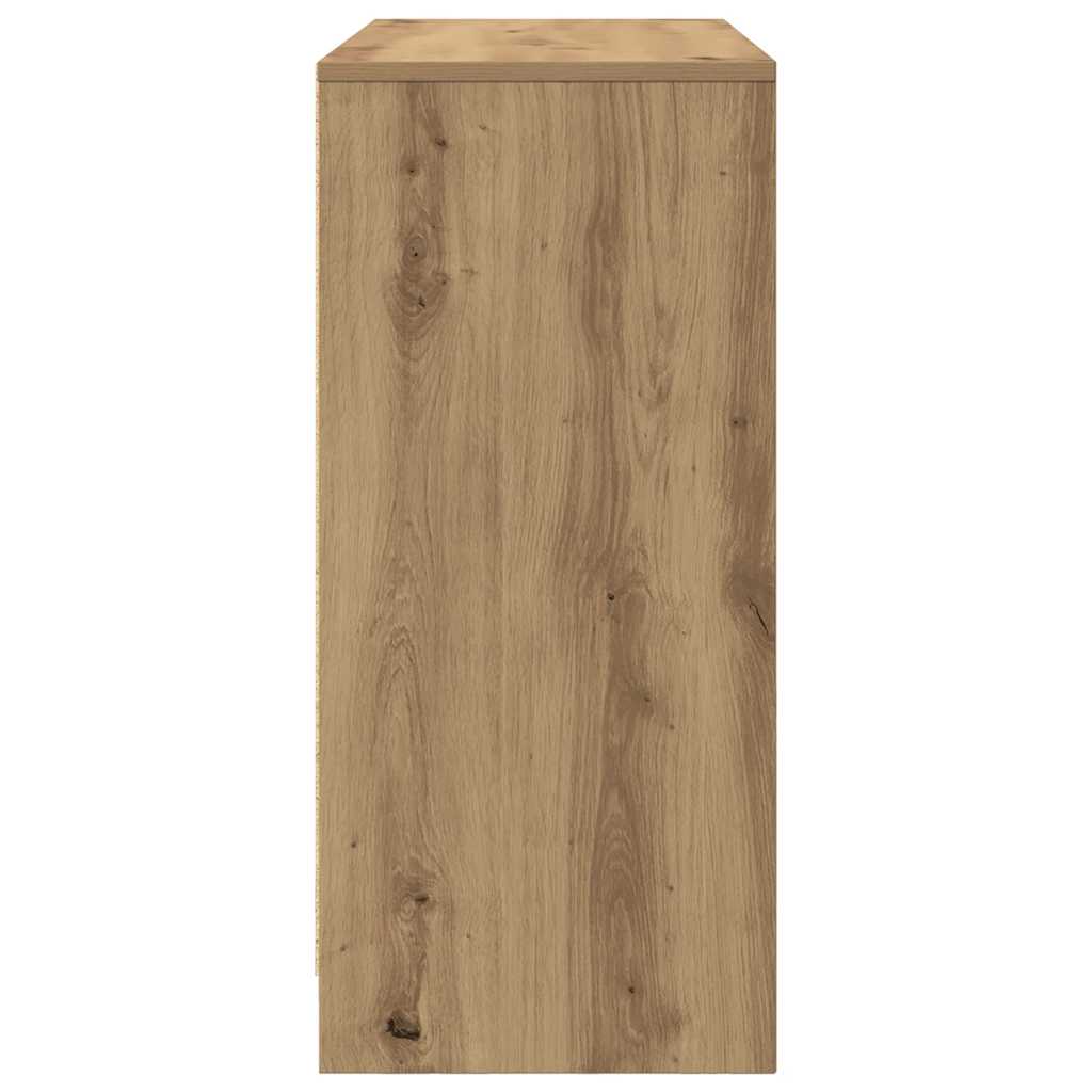 Buffet chêne artisanal 85x34x76 cm bois d'ingénierie - XIOS