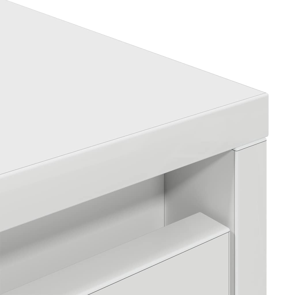 Armoire avec tiroir blanc 55,5x34x119,5 cm bois d'ingénierie - XIOS