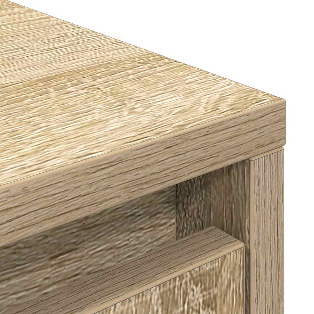 Armoire tiroir chêne sonoma 55,5x34x119,5 cm bois d'ingénierie - XIOS
