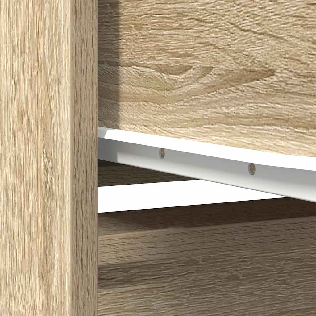 Armoire tiroir chêne sonoma 55,5x34x119,5 cm bois d'ingénierie - XIOS