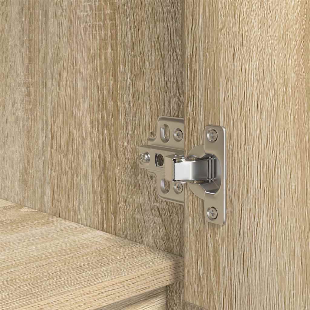 Armoire tiroir chêne sonoma 55,5x34x119,5 cm bois d'ingénierie - XIOS