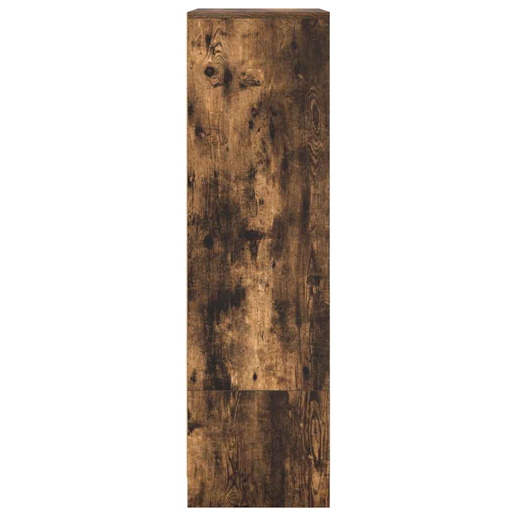 Armoire avec tiroir chêne fumé 55,5x34x119,5 cm bois ingénierie - XIOS