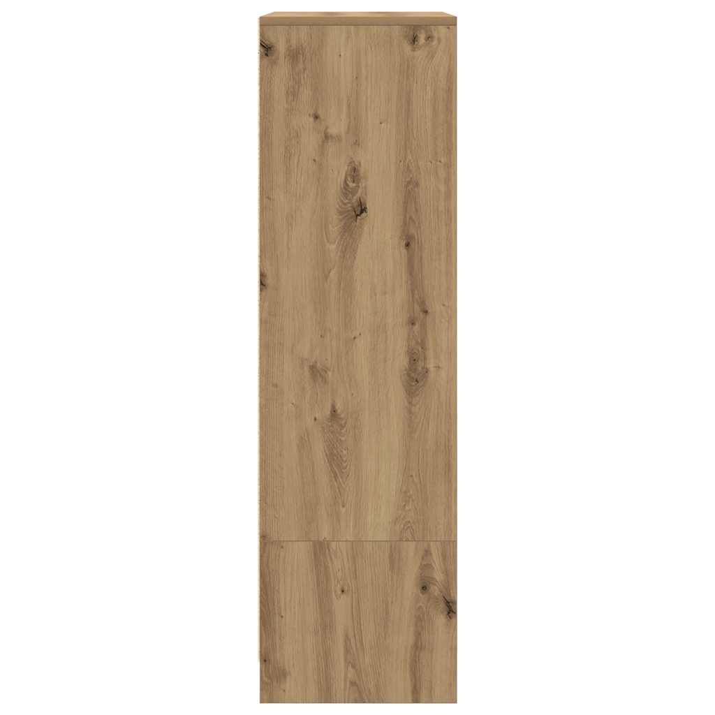 Armoire avec tiroir chêne artisanal 55,5x34x119,5 cm - XIOS