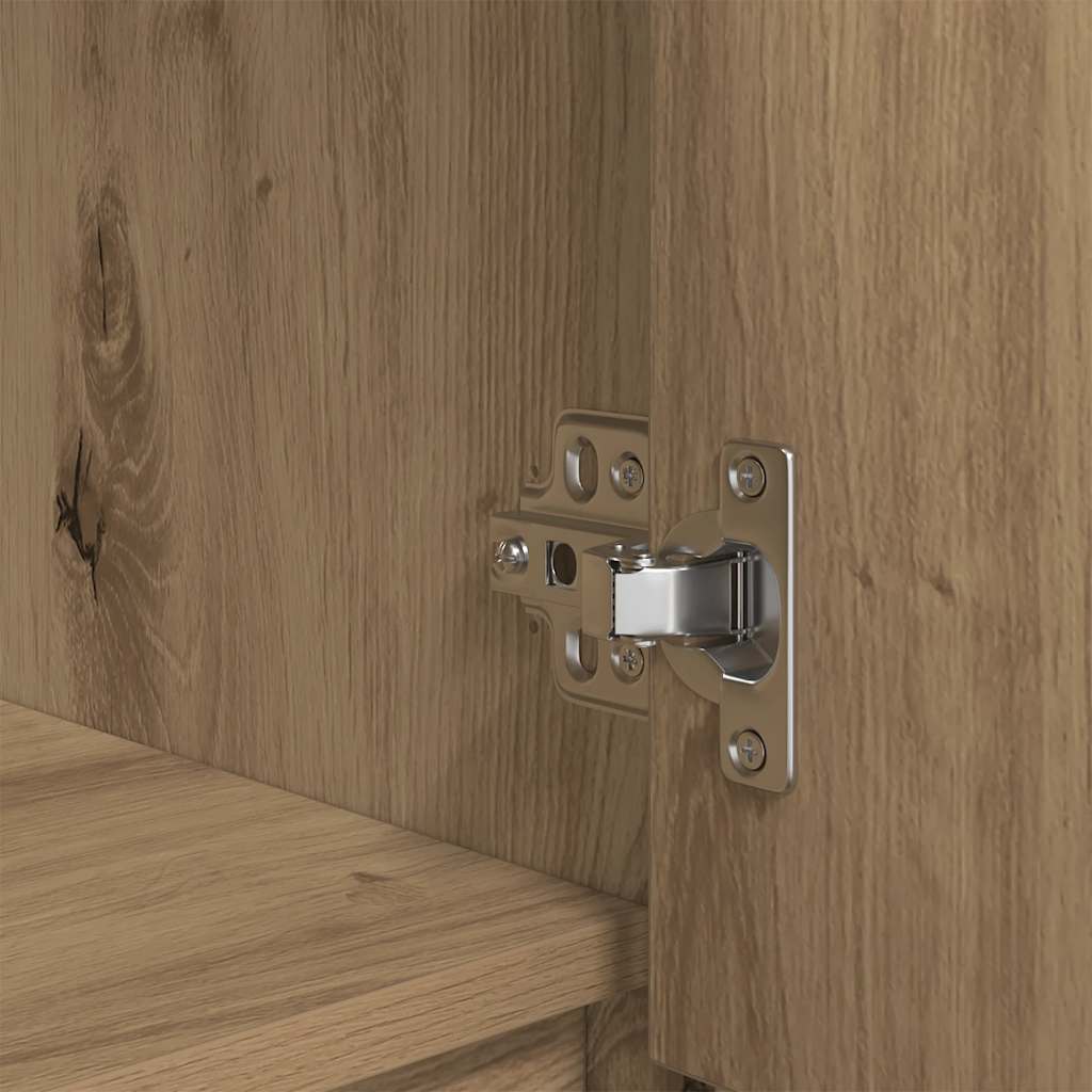 Armoire avec tiroir chêne artisanal 55,5x34x119,5 cm - XIOS