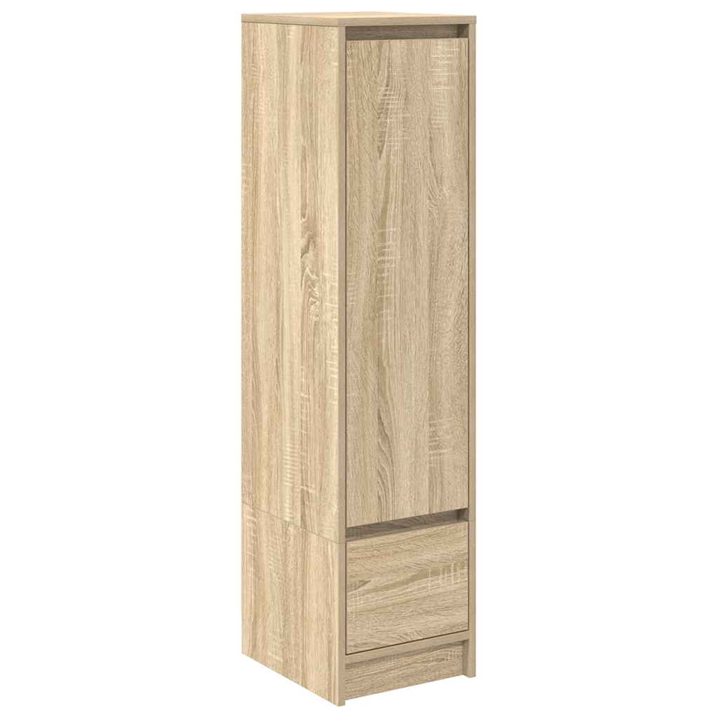 Buffet haut chêne sonoma 29,5x34x119,5 cm bois d'ingénierie - XIOS