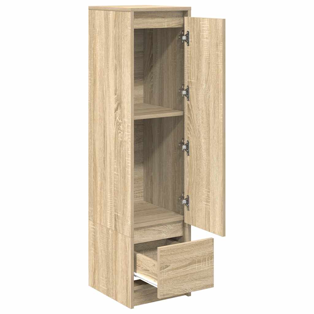 Buffet haut chêne sonoma 29,5x34x119,5 cm bois d'ingénierie - XIOS