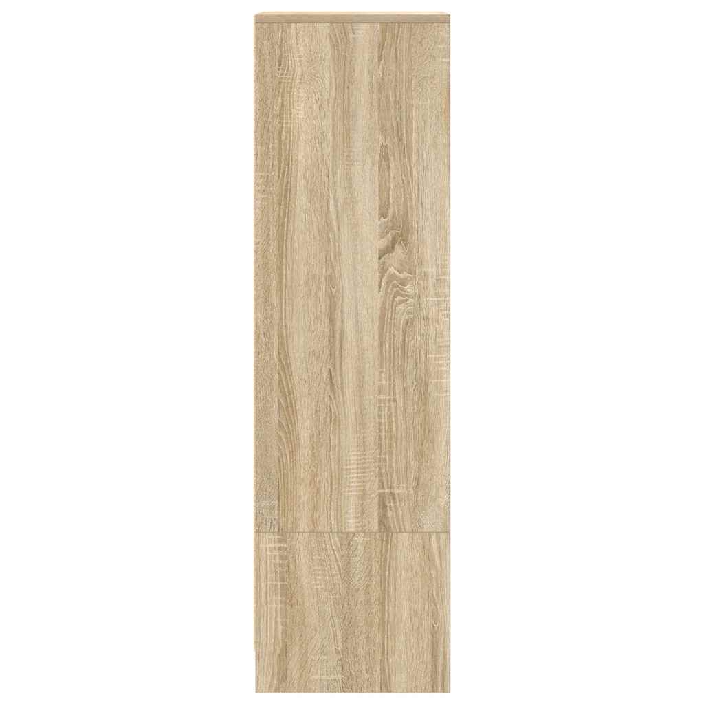 Buffet haut chêne sonoma 29,5x34x119,5 cm bois d'ingénierie - XIOS