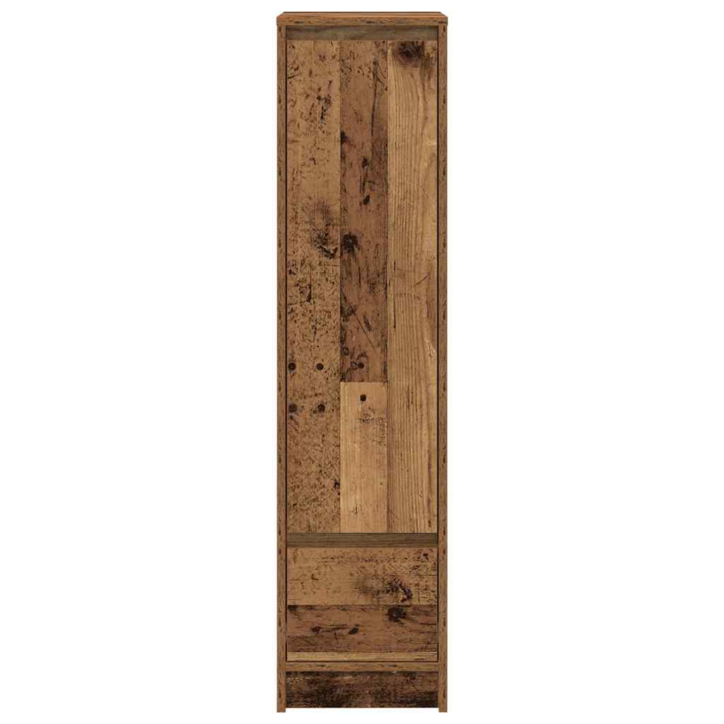 Buffet haut 29,5x34x119,5 cm vieux bois bois d'ingénierie - XIOS