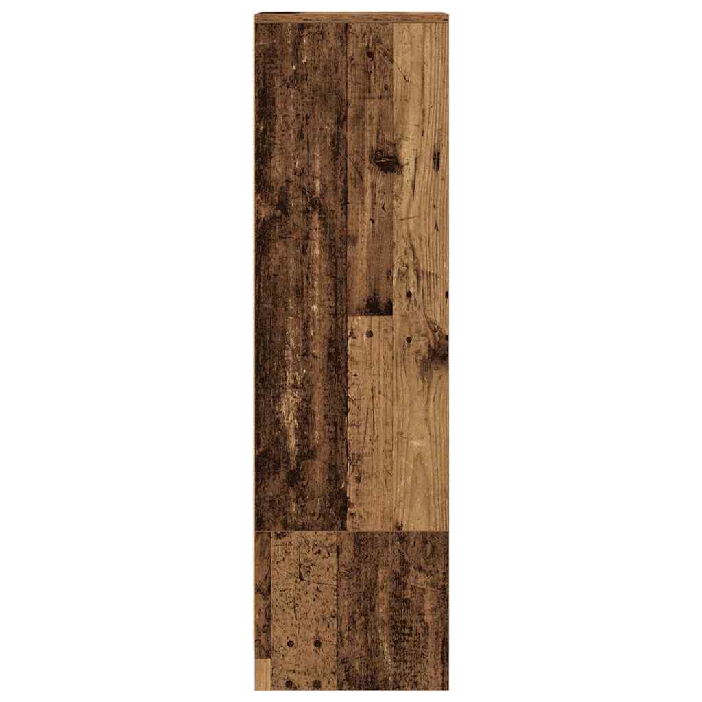 Buffet haut 29,5x34x119,5 cm vieux bois bois d'ingénierie - XIOS