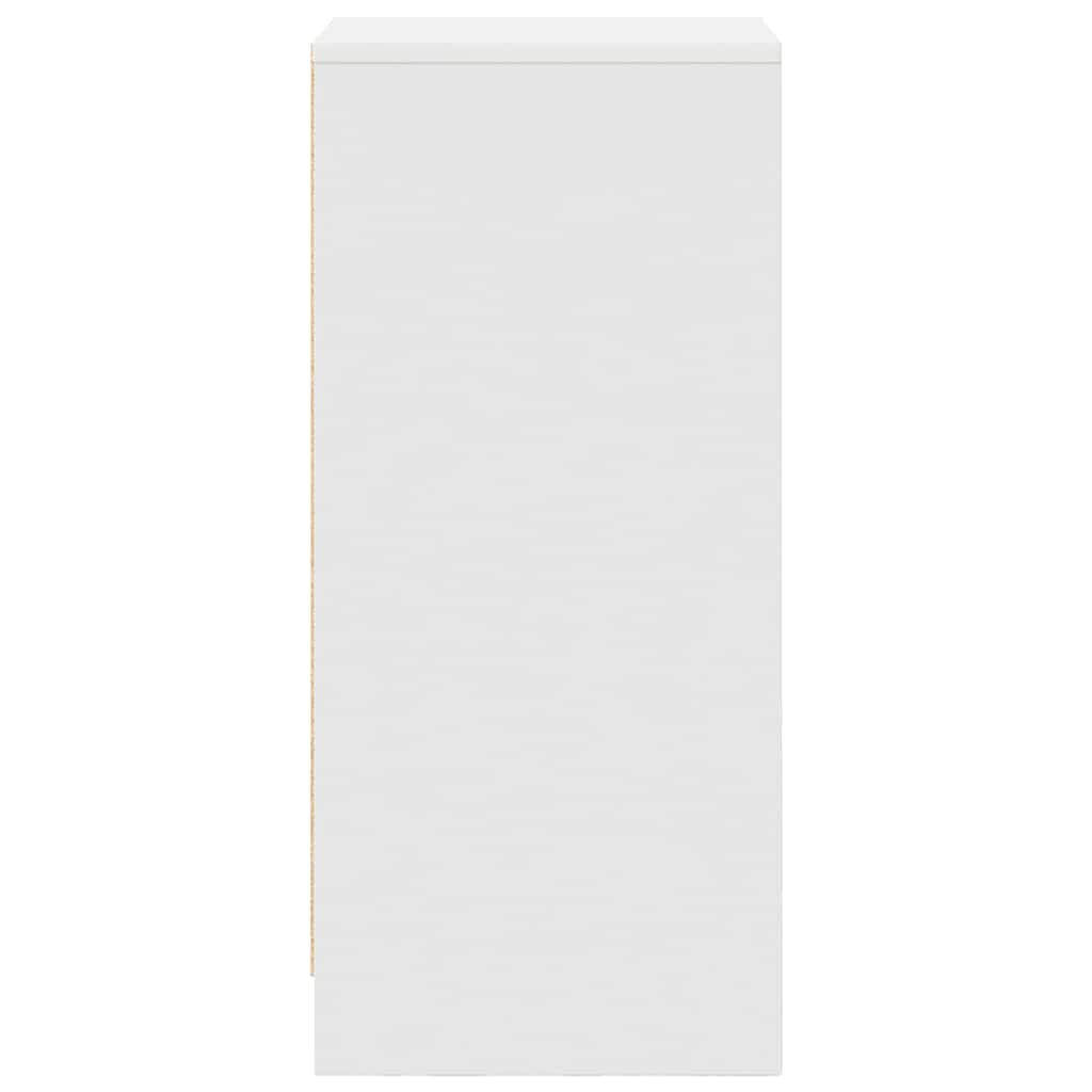 Buffet blanc 37,5x35x99 cm bois d'ingénierie - XIOS