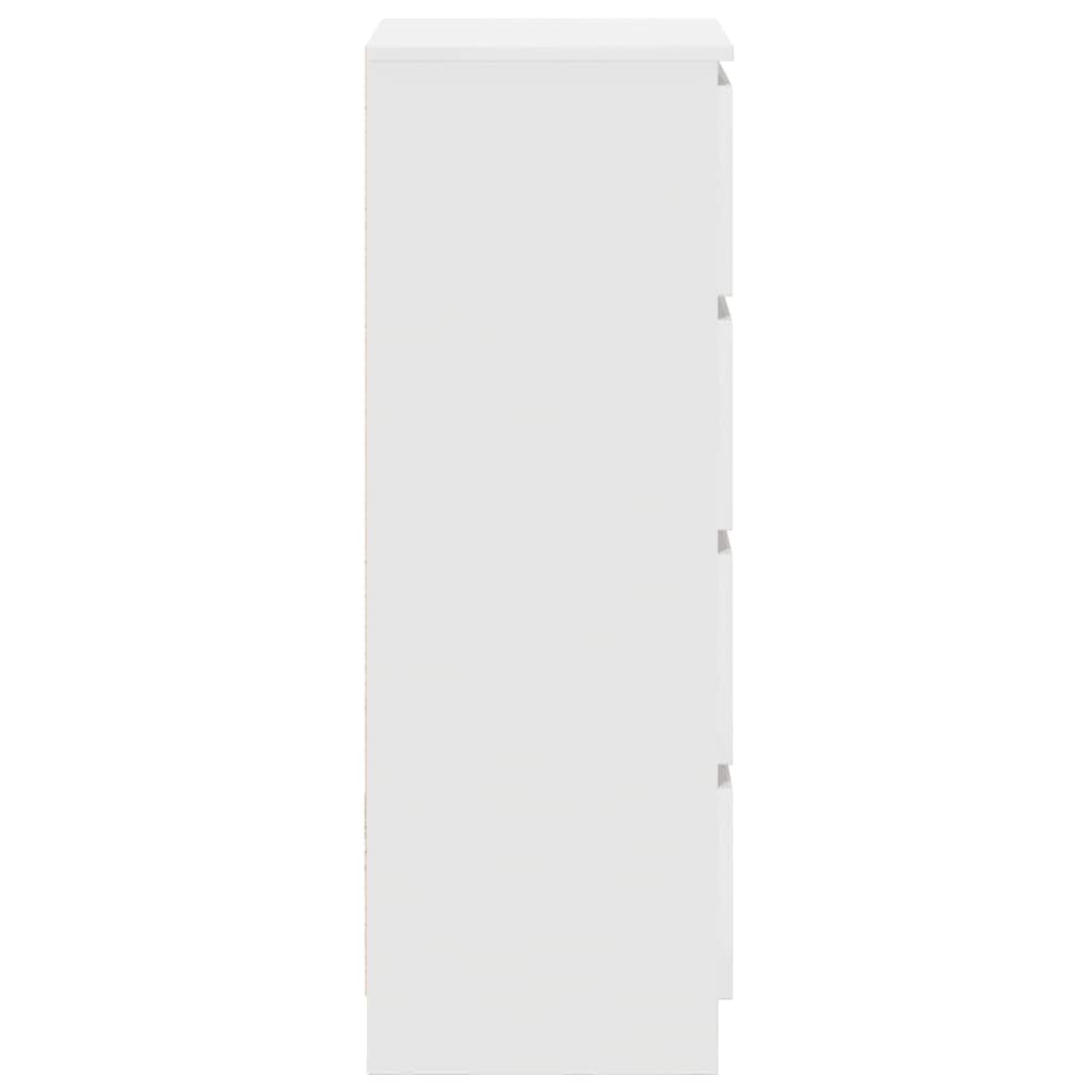 Buffet blanc 37,5x35x99 cm bois d'ingénierie - XIOS