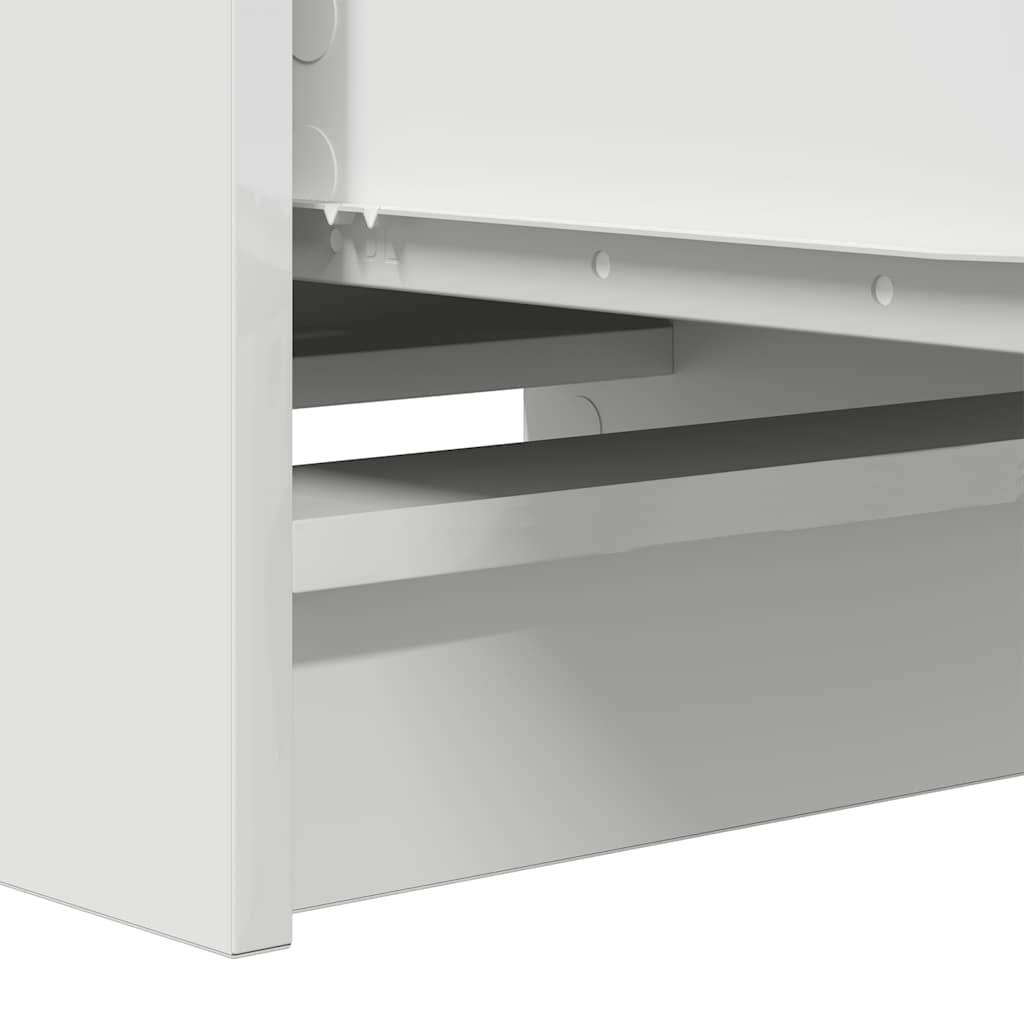 Buffet blanc 37,5x35x99 cm bois d'ingénierie - XIOS