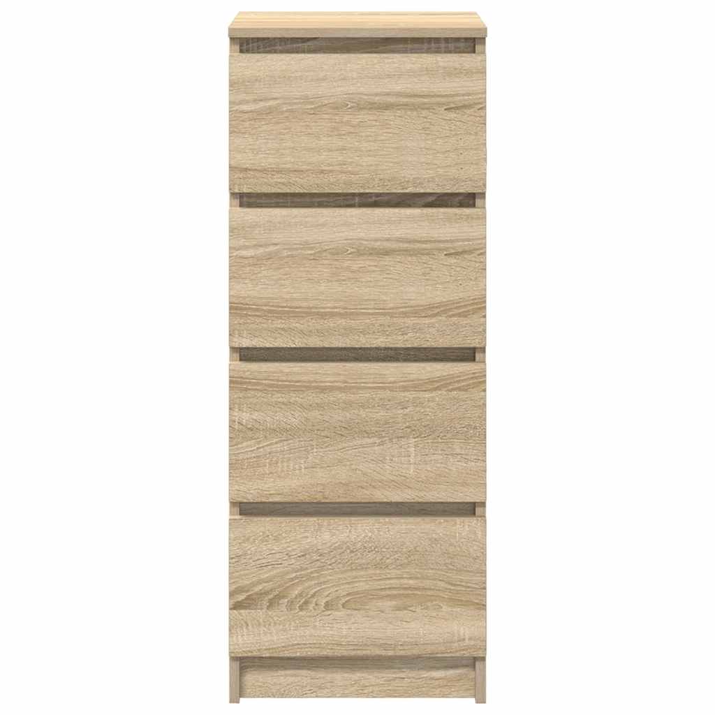 Buffet chêne sonoma 37,5x35x99 cm bois d'ingénierie - XIOS