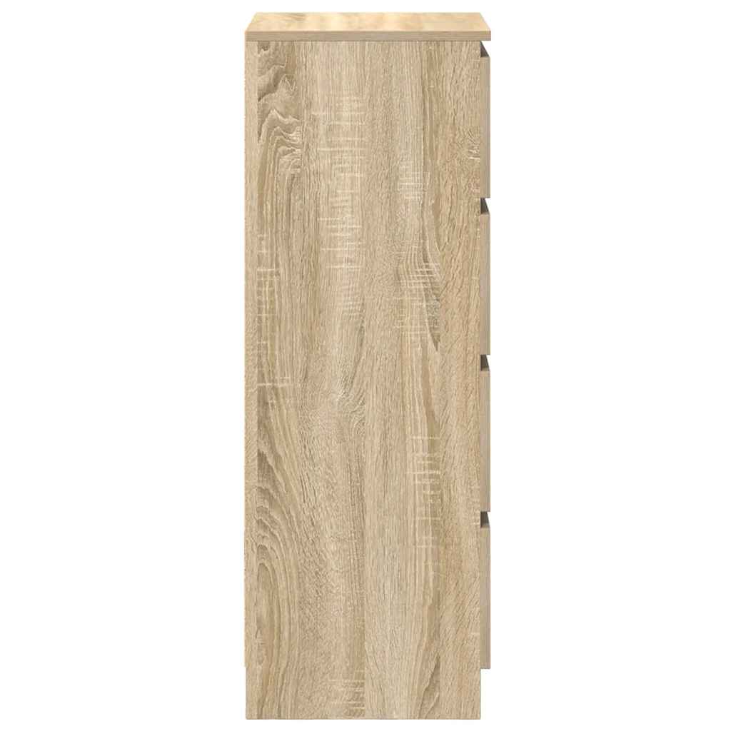 Buffet chêne sonoma 37,5x35x99 cm bois d'ingénierie - XIOS