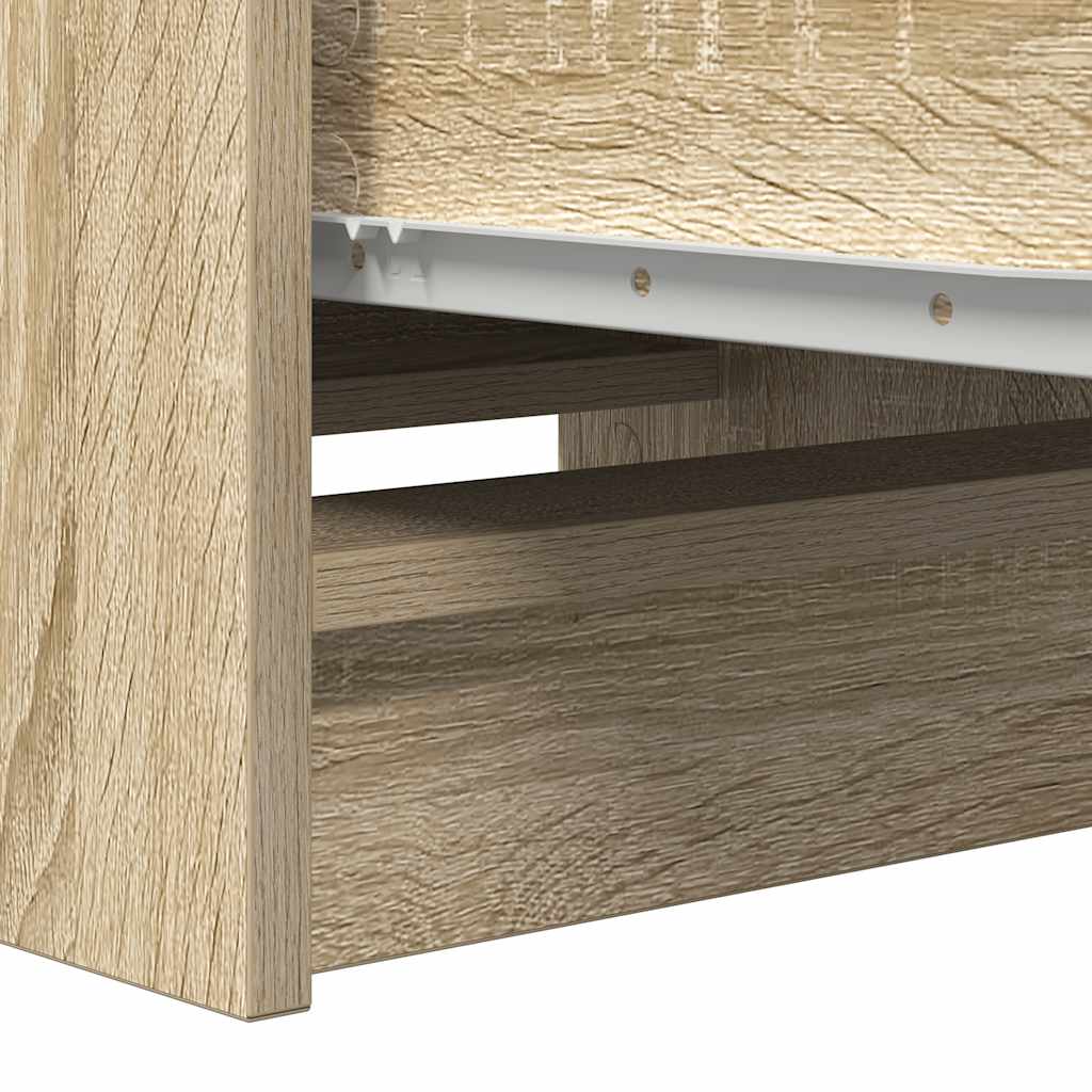 Buffet chêne sonoma 37,5x35x99 cm bois d'ingénierie - XIOS