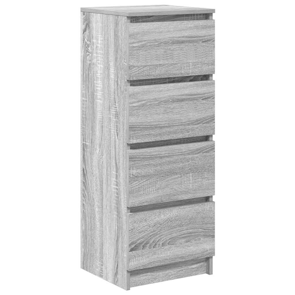 Buffet sonoma gris 37,5x35x99 cm bois d'ingénierie - XIOS