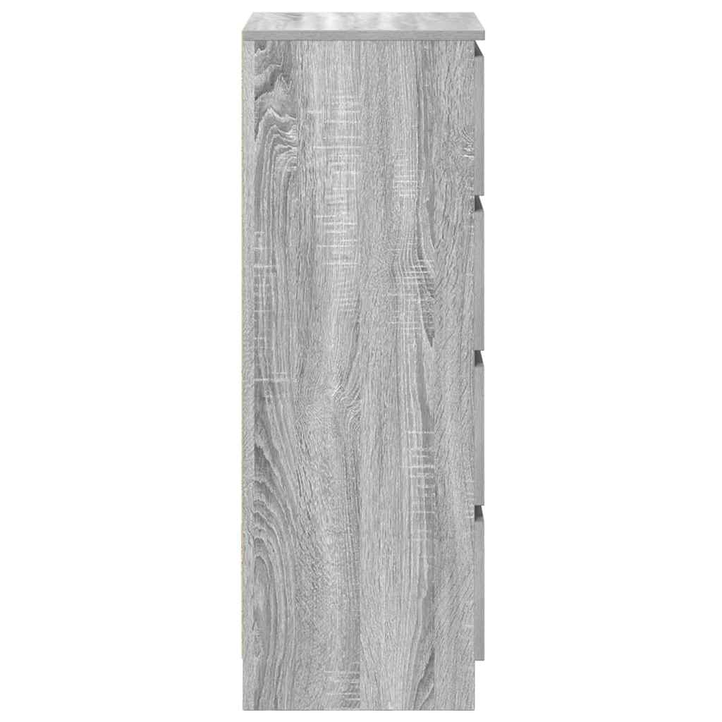 Buffet sonoma gris 37,5x35x99 cm bois d'ingénierie - XIOS