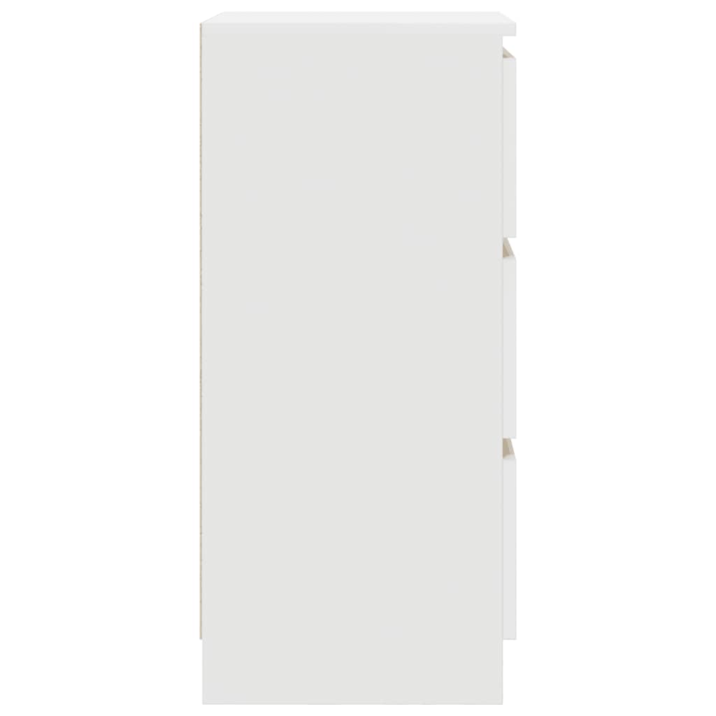 Buffet blanc 37,5x35x76 cm bois d'ingénierie - XIOS