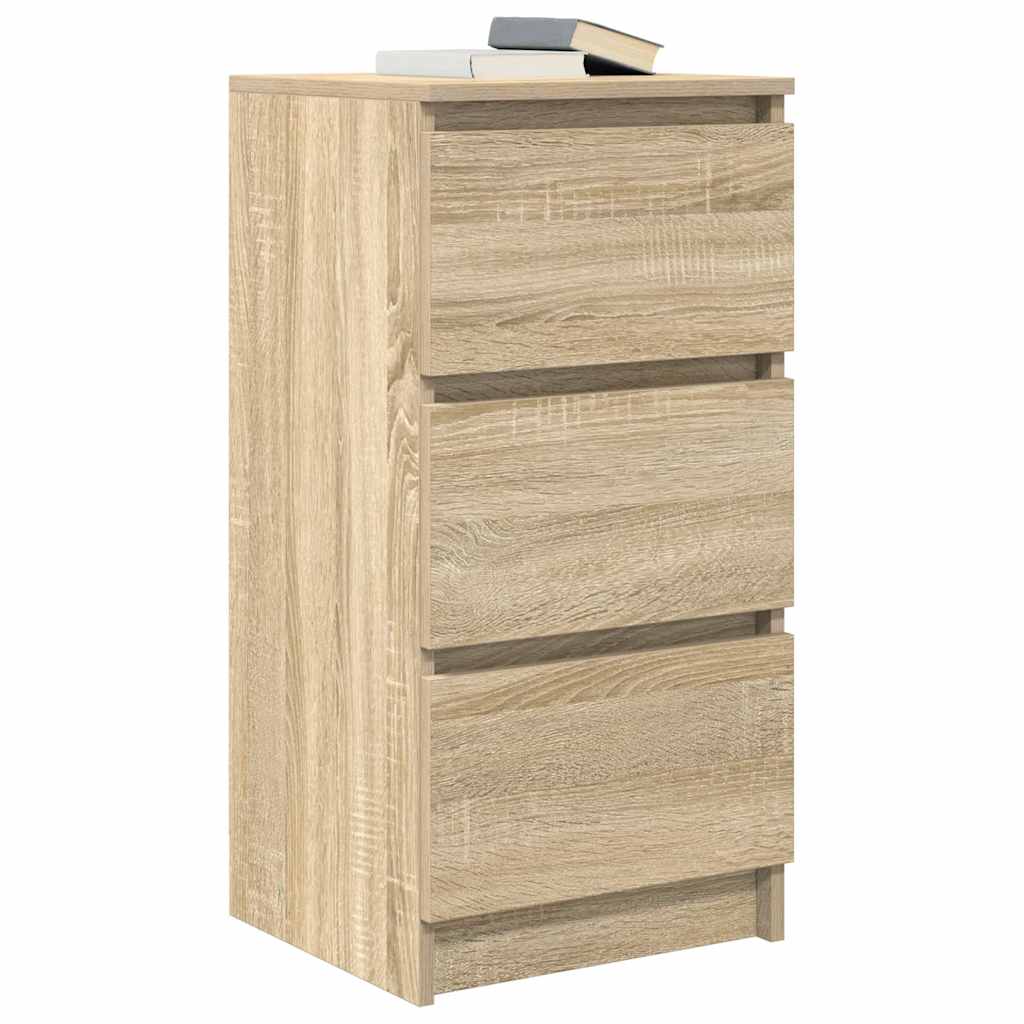 Buffet chêne sonoma 37,5x35x76 cm bois d'ingénierie - XIOS