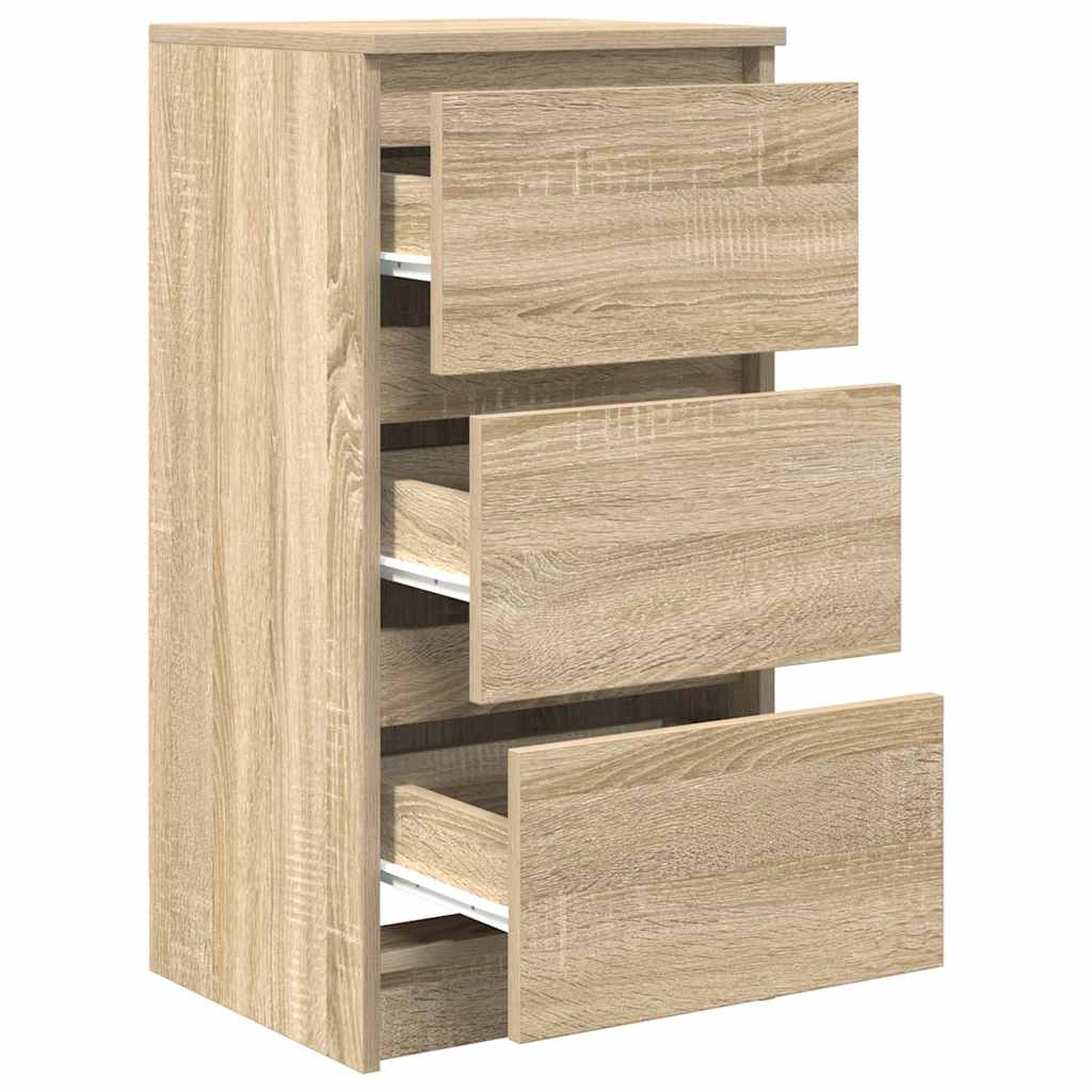 Buffet chêne sonoma 37,5x35x76 cm bois d'ingénierie - XIOS
