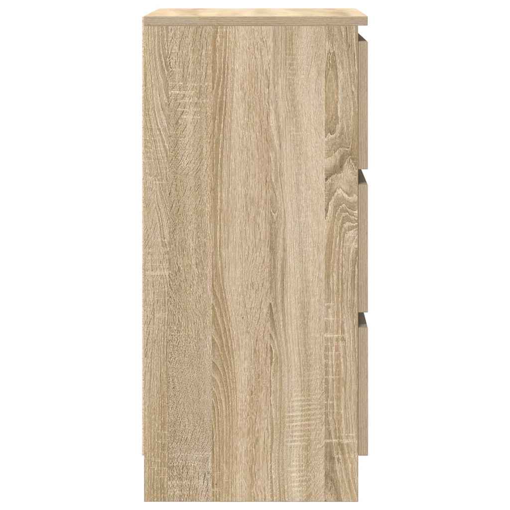 Buffet chêne sonoma 37,5x35x76 cm bois d'ingénierie - XIOS