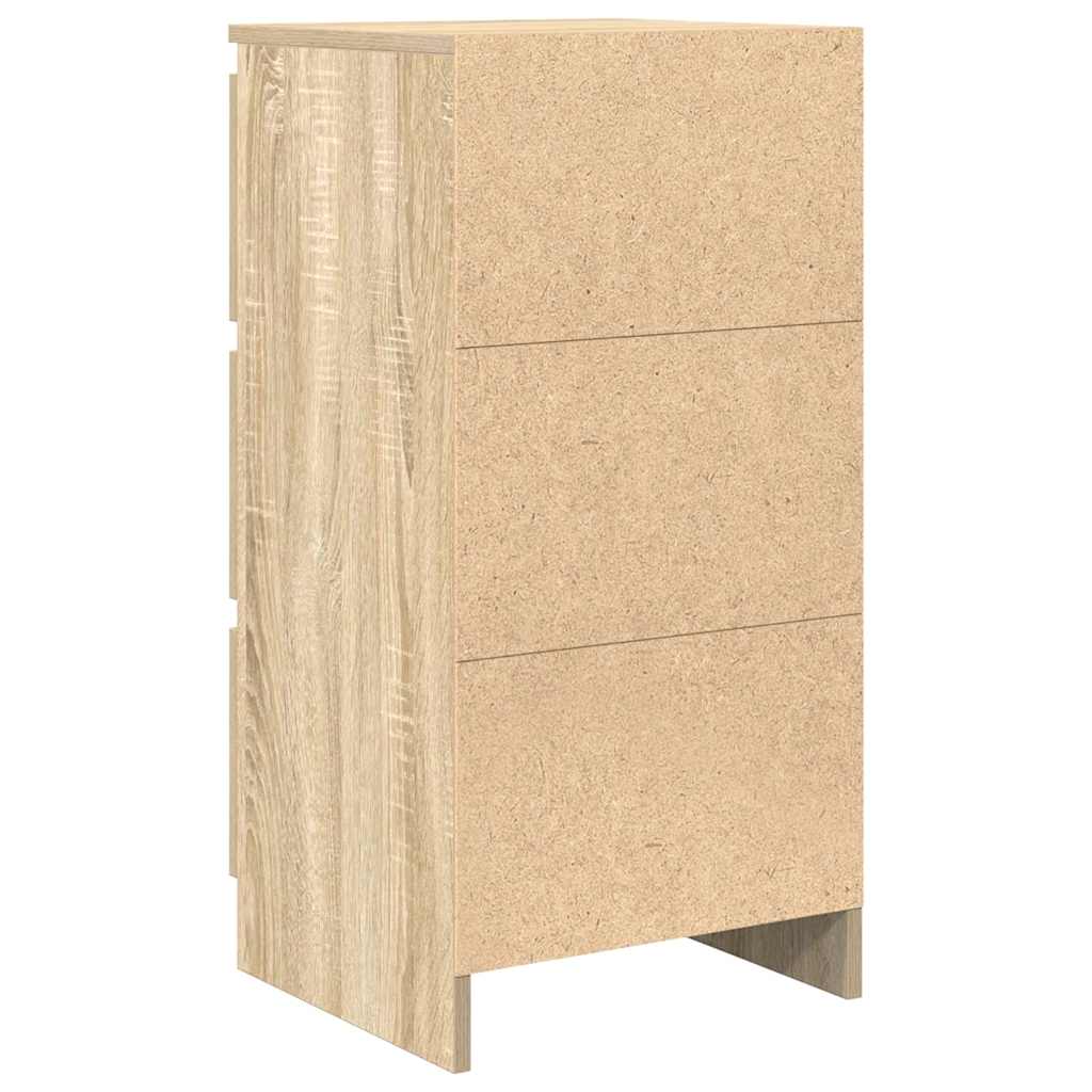 Buffet chêne sonoma 37,5x35x76 cm bois d'ingénierie - XIOS
